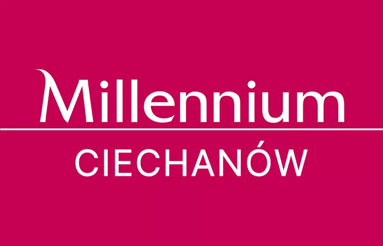 Logo filii Banku Millennium w Ciechanowie