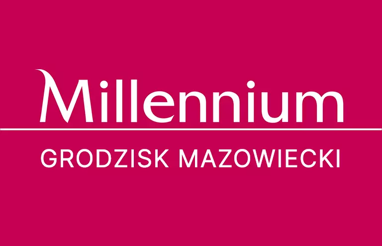 Logo filii Banku Millennium w Grodzisku Mazowieckim