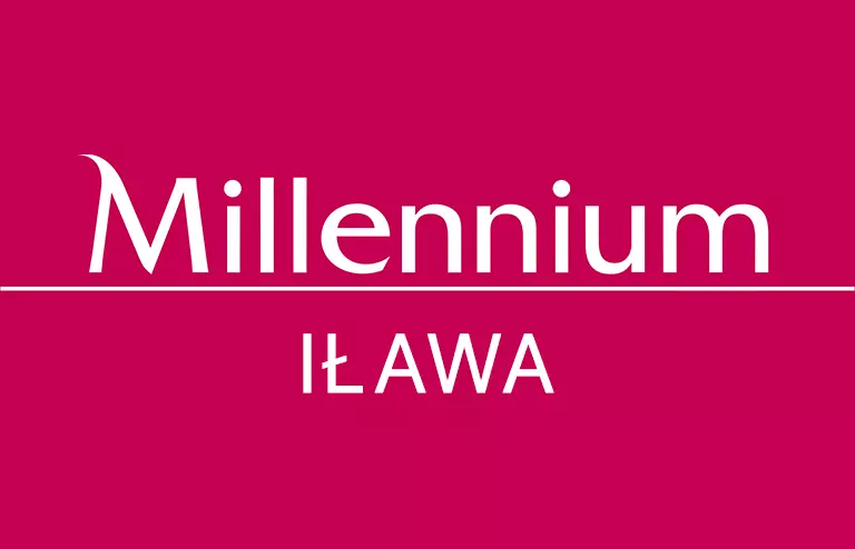 Logo filii Banku Millennium w Iławie