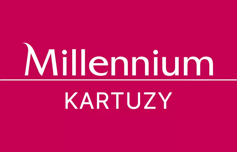 Logo filii Banku Millennium w Kartuzach
