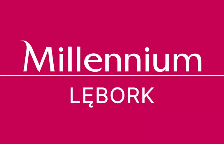 Logo filii Banku Millennium w Lęborku