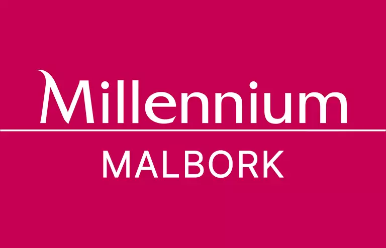 Logo filii Banku Millennium w Malborku