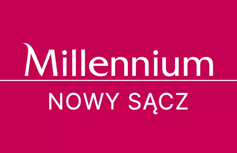 Logo filii Banku Millennium w Nowym Sączu