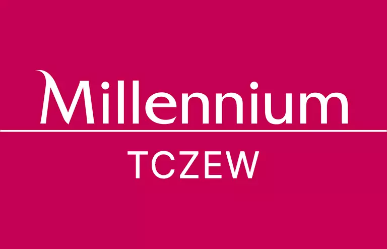 Logo filii Banku Millennium w Tczewie