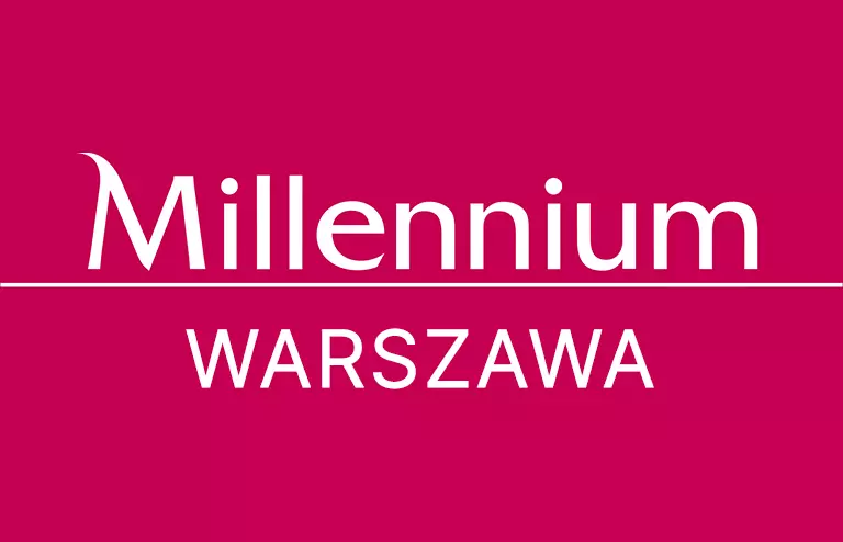 Logo filii Banku Millennium w Warszawie