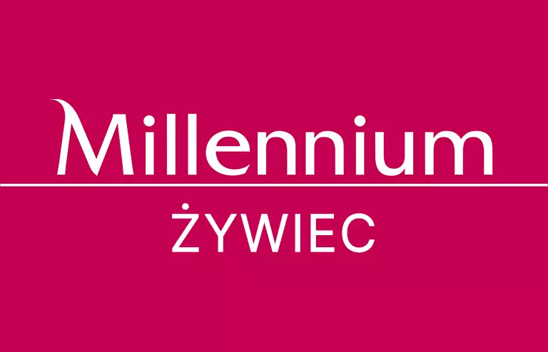 Logo filii Banku Millennium w Żywcu