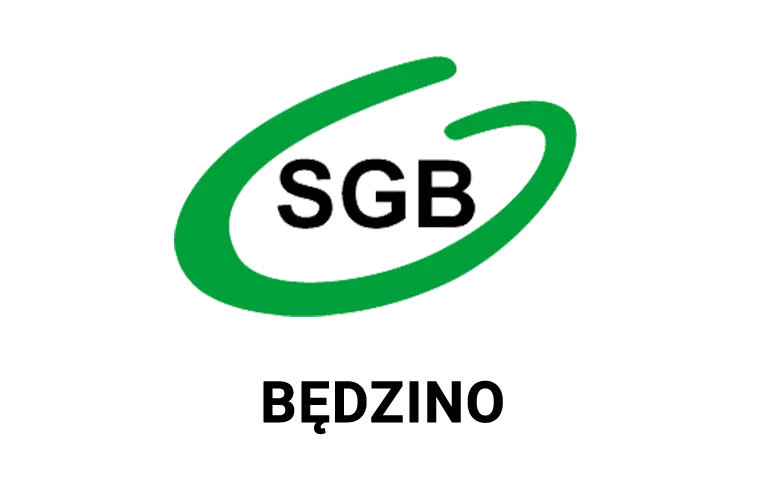 Logo będzińskiej placówki banku spółdzielczego
