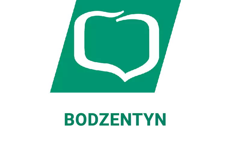 Logo bodzentyńskiej placówki banku spółdzielczego (BPS)