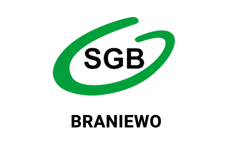 Logo oddziału banku spółdzielczego w Braniewie