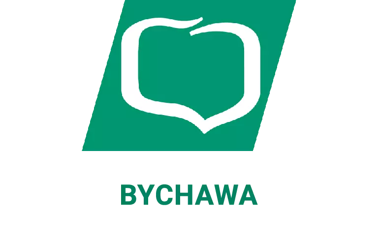 Logo bychawskiej placówki banku spółdzielczego (BPS)