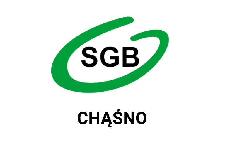 Logo chąśnieńskiej placówki banku spółdzielczego