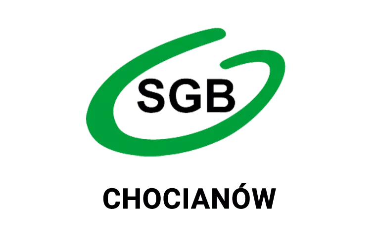 Logo chocianowskiej placówki banku spółdzielczego