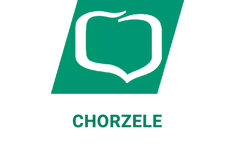 Logo oddziału banku spółdzielczego (z grupy BPS) w Chorzelach
