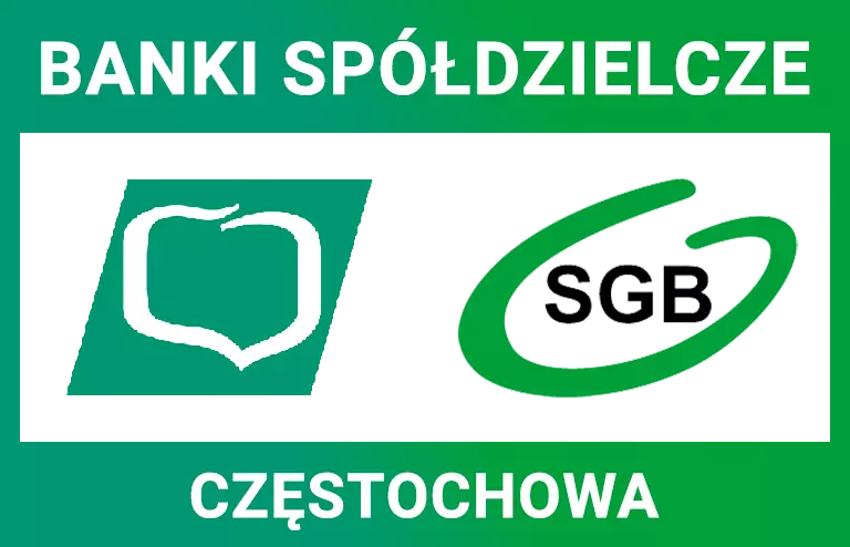 Logo oddziału banku spółdzielczego Częstochowa