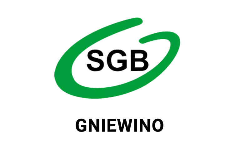 Logo gniewińskiej placówki banku spółdzielczego