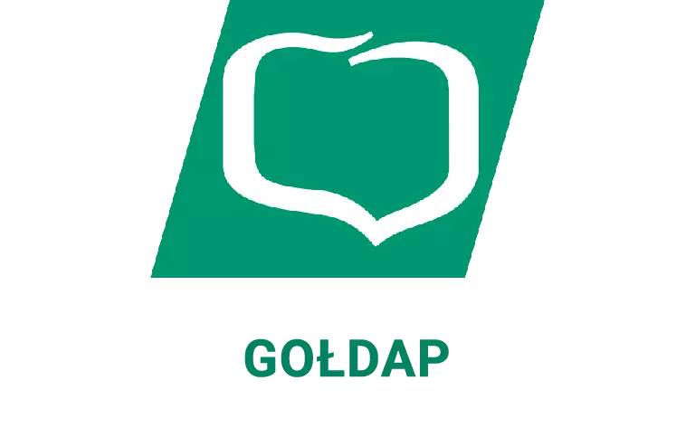 Logo gołdapskiej placówki banku spółdzielczego (BPS)