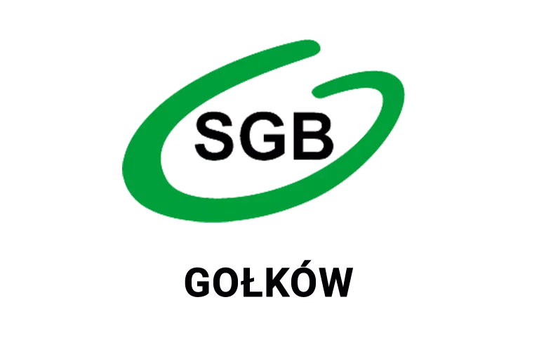 Logo gołkowskiej placówki banku spółdzielczego
