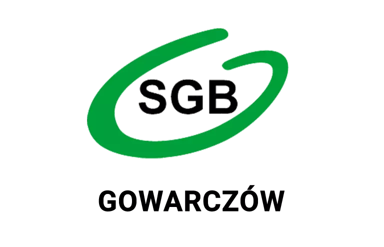 Logo gowarczowskiej placówki banku spółdzielczego