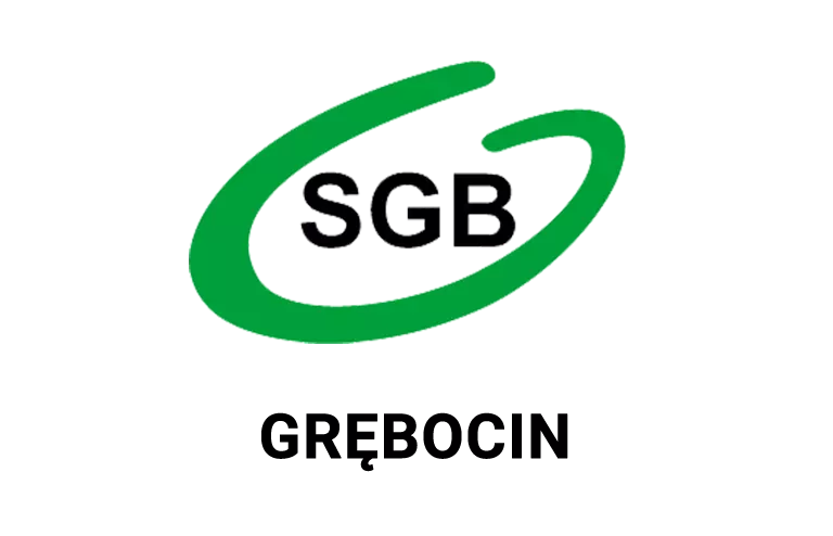 Logo grębocińskiej placówki banku spółdzielczego