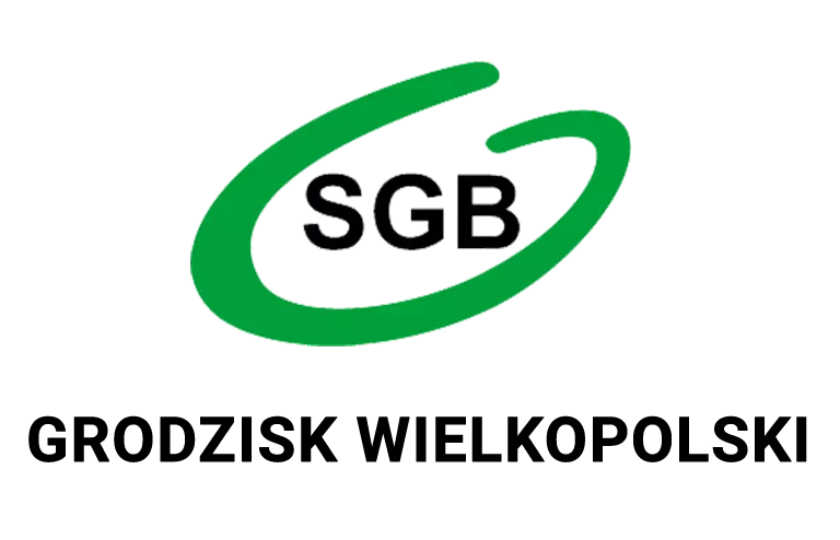 Logo oddziału banku spółdzielczego w Grodzisku Wielkopolskim