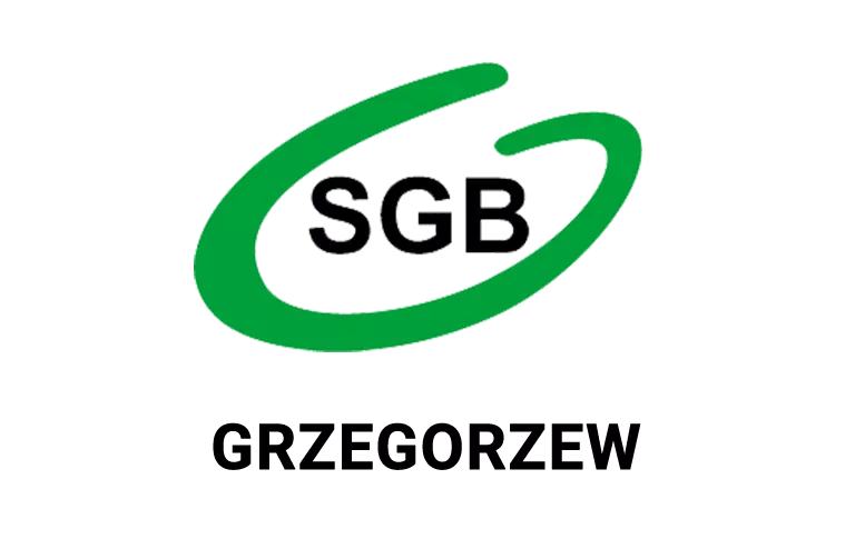 Logo grzegorzewskiej placówki banku spółdzielczego