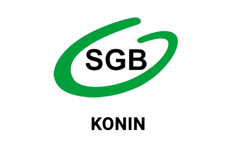 Logo oddziału banku spółdzielczego w Koninie