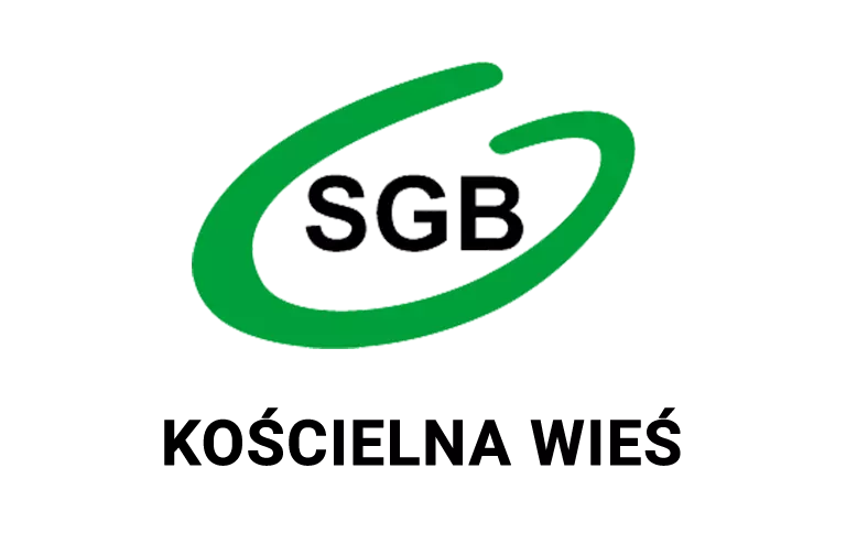 Logo kościelnej wsi placówki banku spółdzielczego