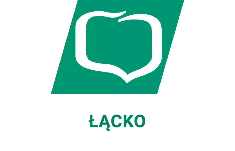 Logo oddziału banku spółdzielczego (z grupy BPS) w Łącku