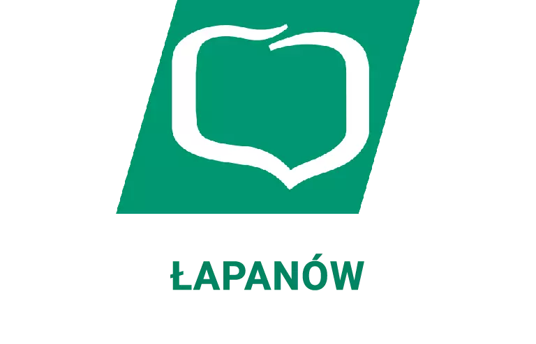 Logo łapanowskiej placówki banku spółdzielczego (BPS)