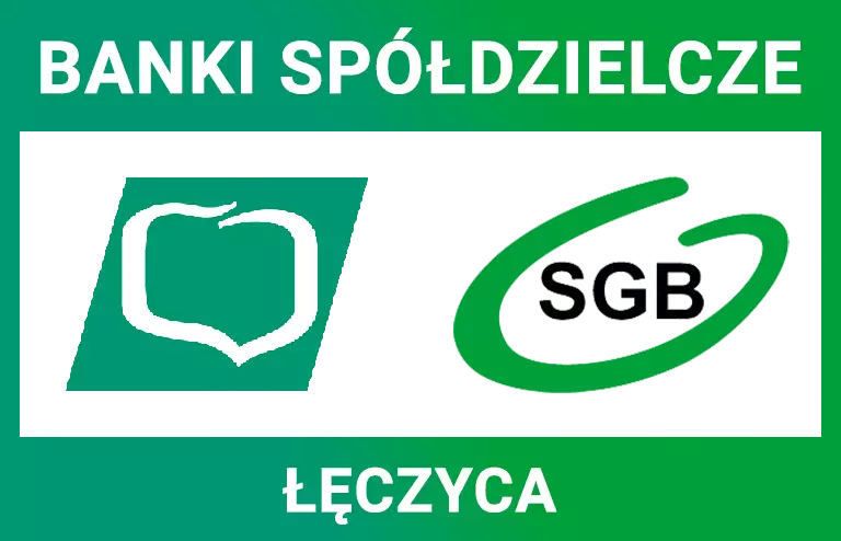 Logo oddziału banku spółdzielczego Łęczyca