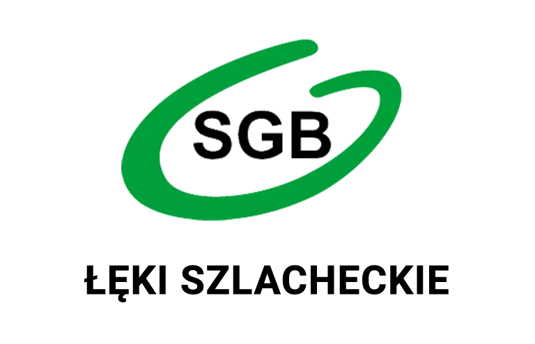 Logo łękowskiej placówki banku spółdzielczego