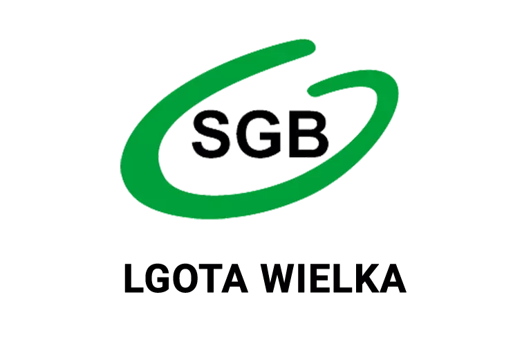 Logo lgockiej placówki banku spółdzielczego