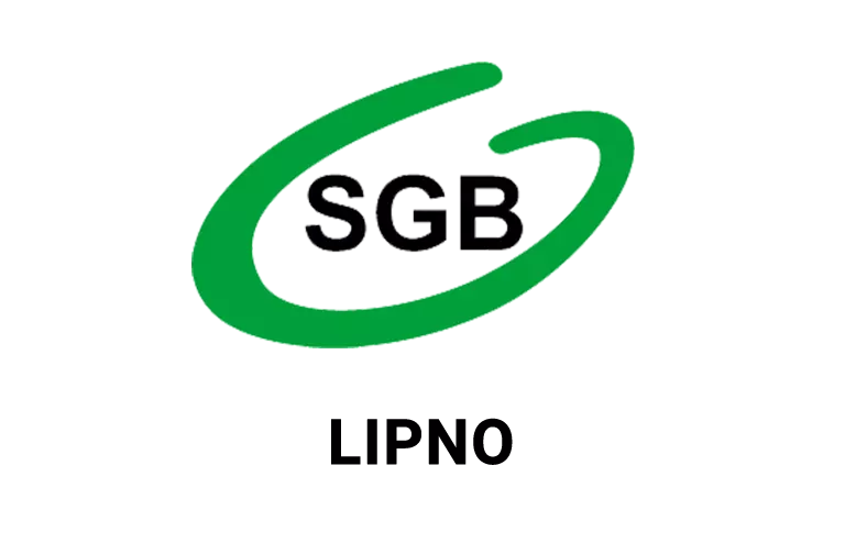 Logo oddziału banku spółdzielczego w Lipnie