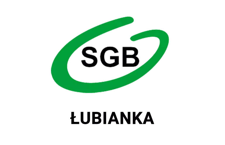 Logo łubiankowej placówki banku spółdzielczego
