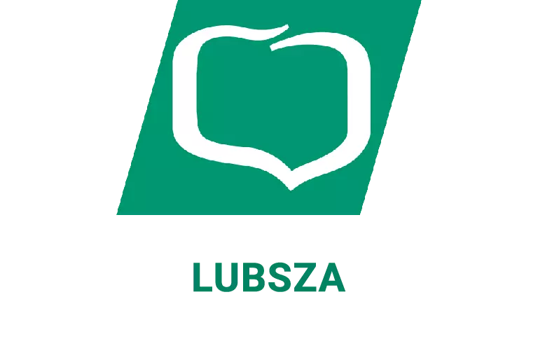 Logo lubszańskiej placówki banku spółdzielczego (BPS)