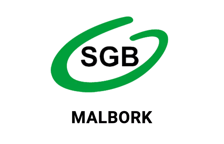 Logo oddziału banku spółdzielczego w Malborku