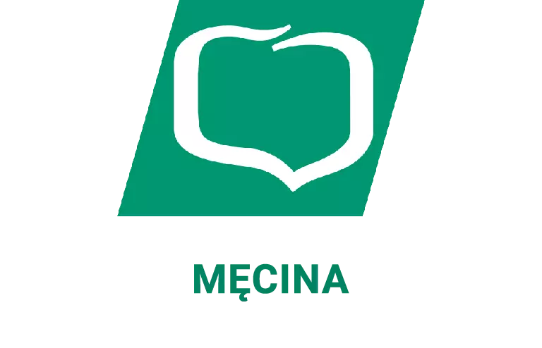 Logo męcińskiej placówki banku spółdzielczego (BPS)