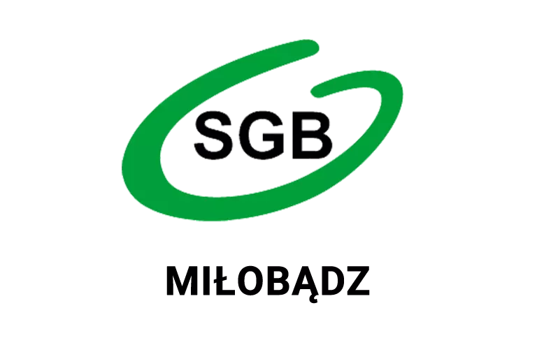Logo miłobądzkiej placówki banku spółdzielczego