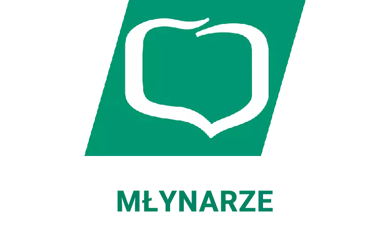 Logo młynarskiej placówki banku spółdzielczego (BPS)