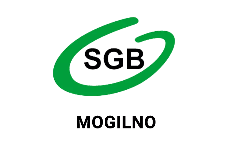 Logo mogileńskiej placówki banku spółdzielczego