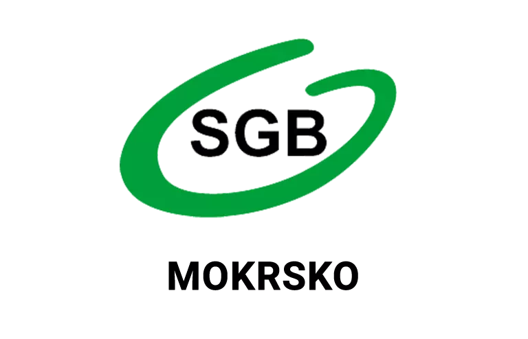 Logo mokrskej placówki banku spółdzielczego