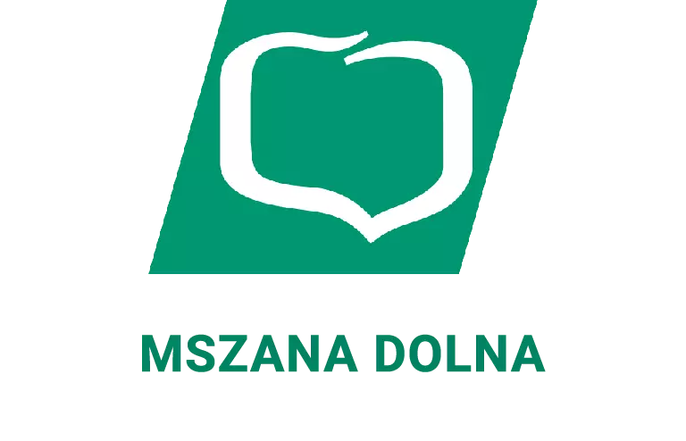 Logo oddziału banku spółdzielczego (z grupy BPS) w Mszanie Dolnej