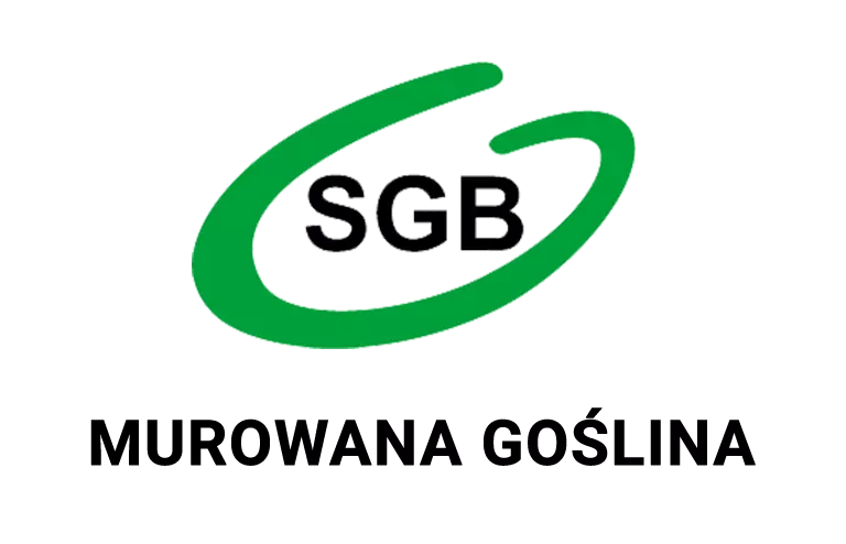 Logo murowanogoślińskiej placówki banku spółdzielczego