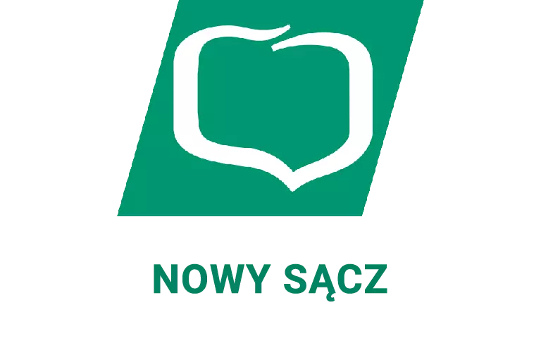 Logo oddziału banku spółdzielczego (z grupy BPS) w Nowym Sączu