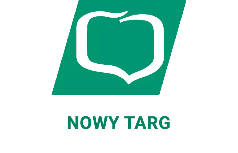 Logo oddziału banku spółdzielczego (z grupy BPS) w Nowym Targu