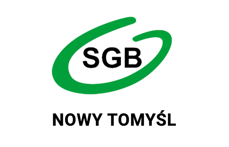 Logo oddziału banku spółdzielczego w Nowym Tomyślu