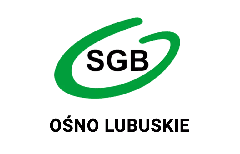 Logo ośnieńskiej lubuskiej placówki banku spółdzielczego