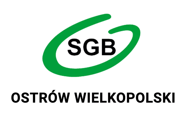 Logo oddziału banku spółdzielczego w Ostrowie Wielkopolskim