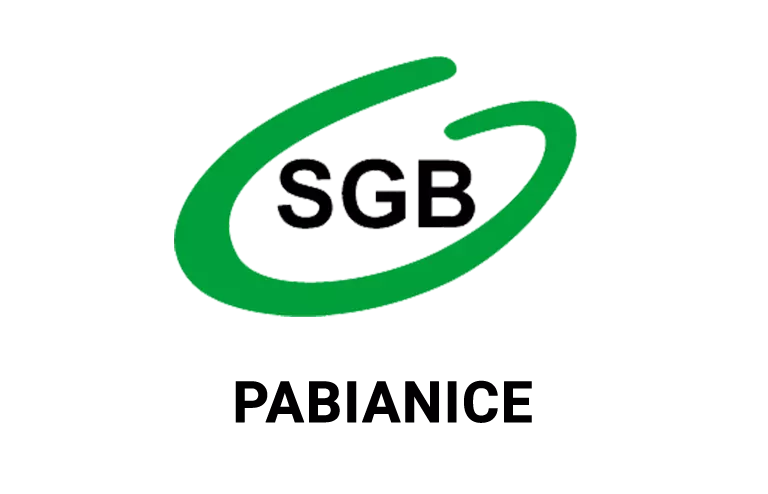Logo oddziału banku spółdzielczego w Pabianicach