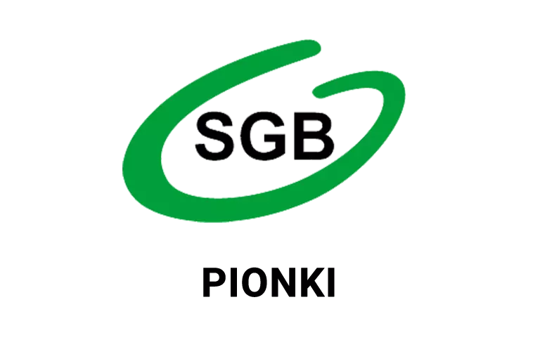 Logo pionkowskiej placówki banku spółdzielczego